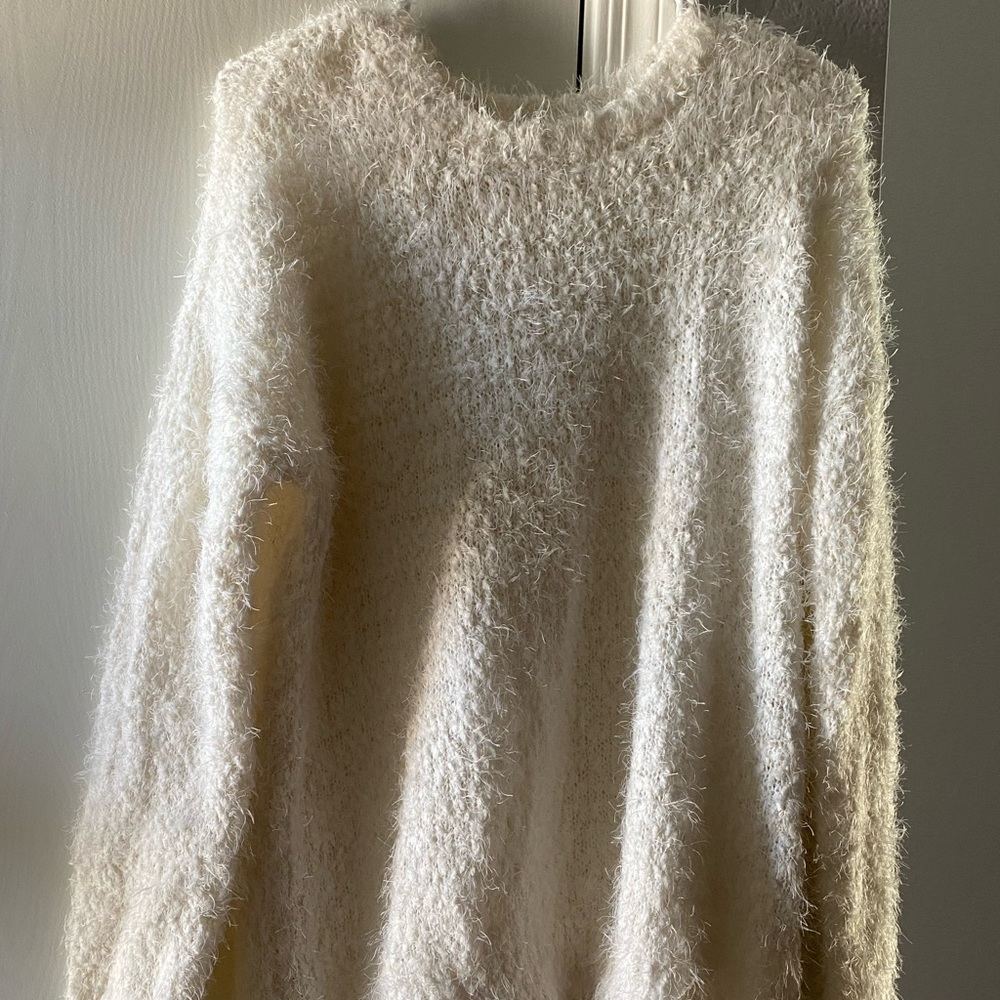SO brand fuzzy sweater